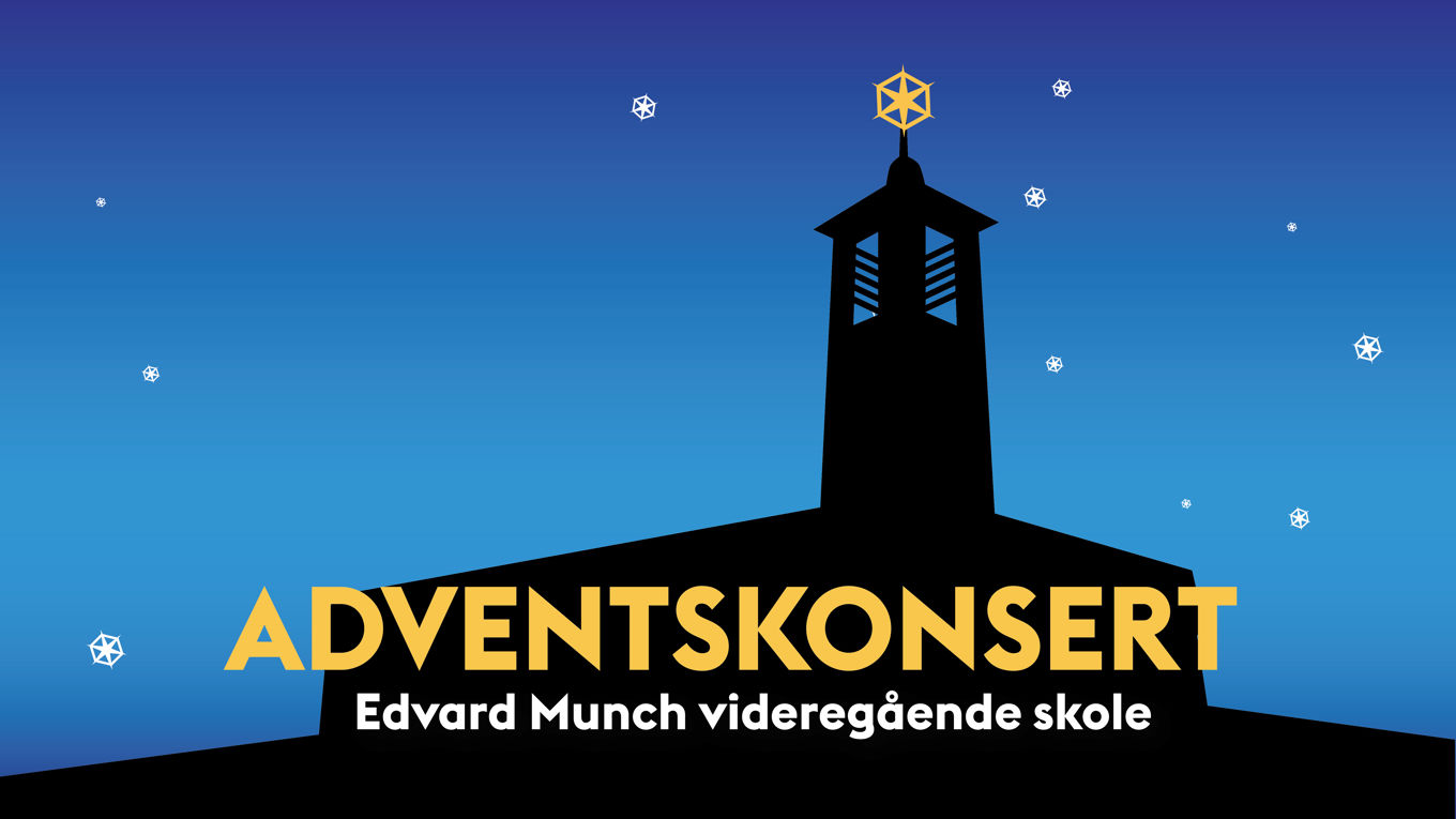 plakat til adventkonsert
